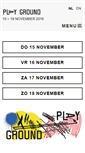Mobile Screenshot of playgroundfestival.be